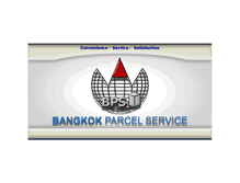 Tablet Screenshot of bangkokparcel.com